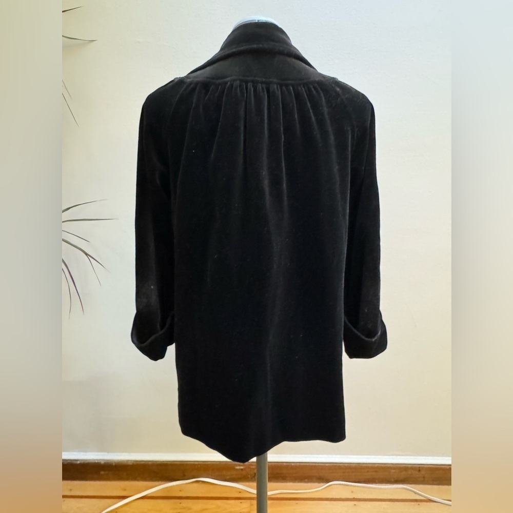 Vintage Union Made ACT III Women's Black Velvet Blazer - Picture 2 of 6
